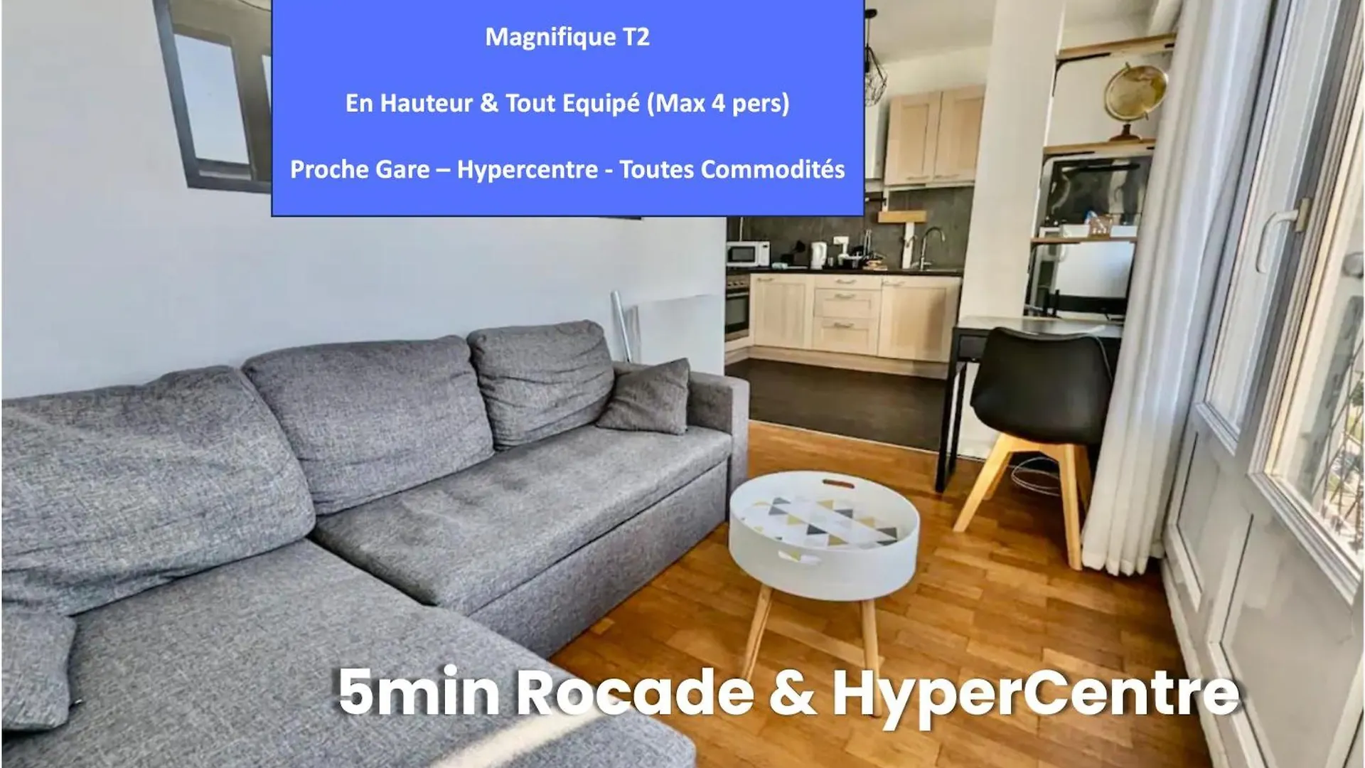 Appartement Excellent T2 - Superbe Vue Et Proche Rocade à Grenoble